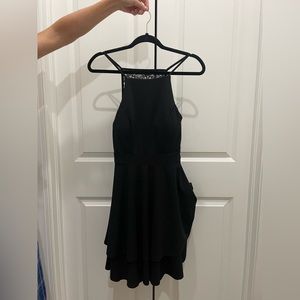 Black cocktail dress